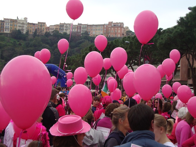 Plenty of balloons for the 2012 Pink Ribbon Walk