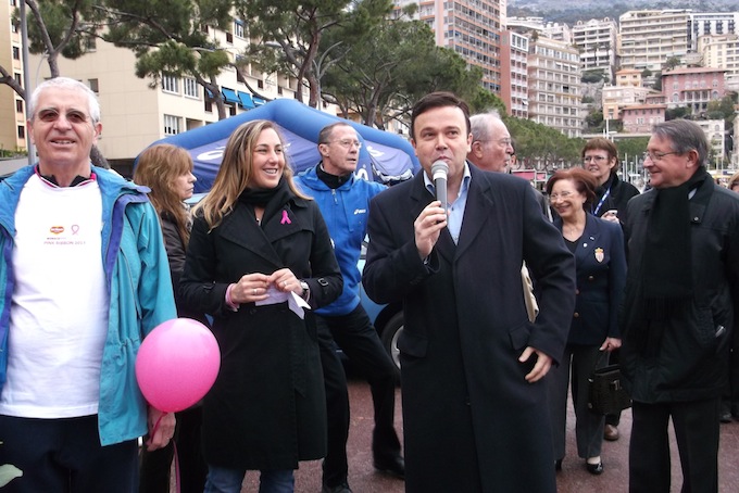 The Pink Ribbon Walk 2013 in Monaco - the Minister speaks!
