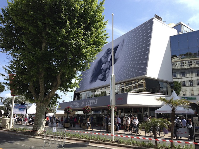 The action around the Palais at Cannes Film Festival 2103