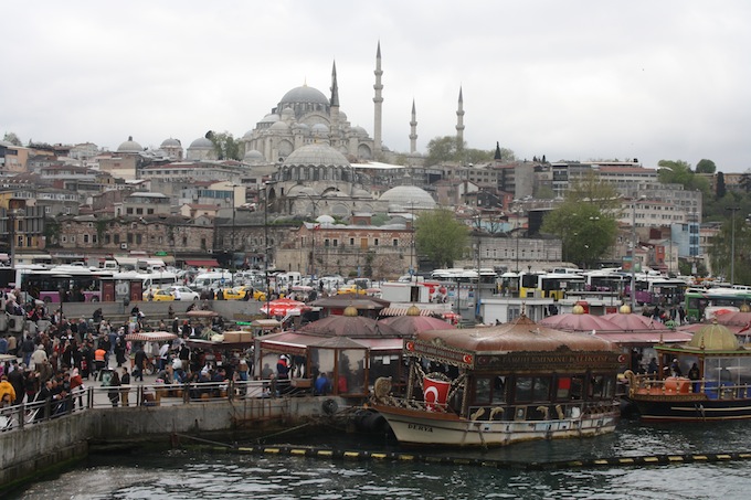 The Bosphorus in Istanbul