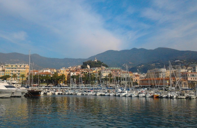 The port of Sanremo in Italy