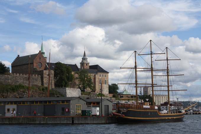 The Akershus Fortress in Oslo in Norway