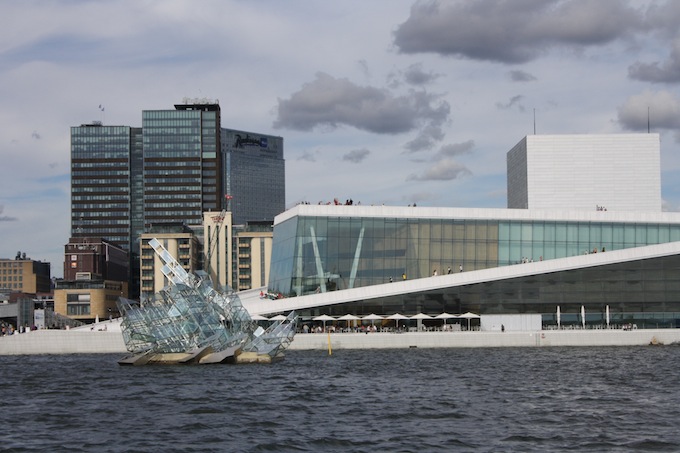 The very funky home to the Opera and Ballet in Oslo, Norway