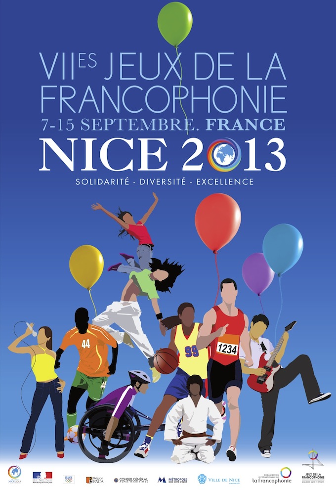 Les Jeux de la Francophonie 2013 affiche poster