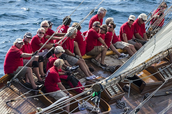 NAN OF FIFE crew during Les Voiles de St. Tropez - Photo © Rolex/Carlo Borlenghi