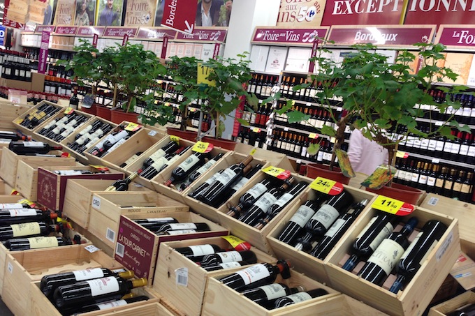Wine selection for 2013 Foire aux Vins at Carrefour in Nice