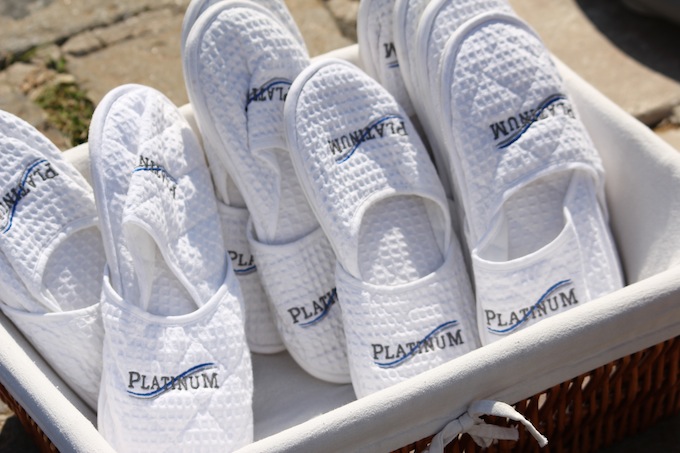 Your very own deck slippers at Monaco Yacht Show 2013