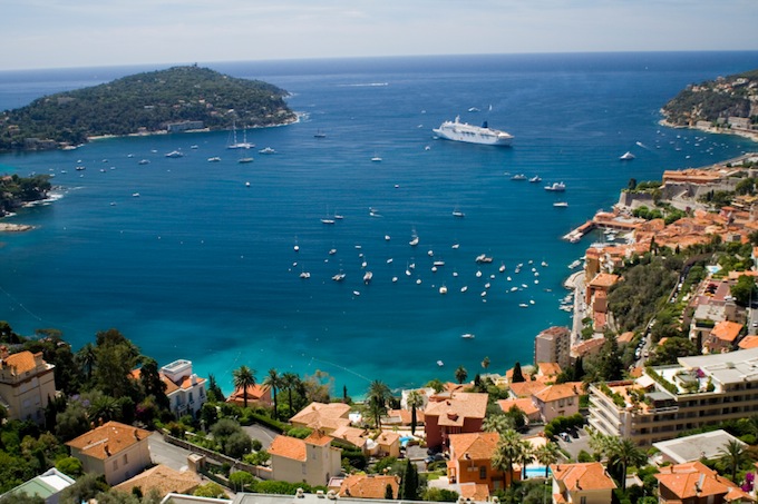 Overlooking Villefranche-sur-Mer on the French Riviera
