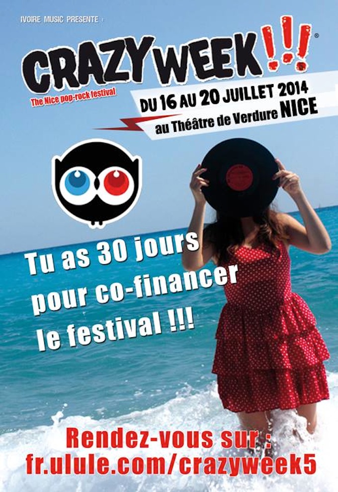 Ivoire Music are looking to crowdfund the 2014 Crazy Week festival in Nice