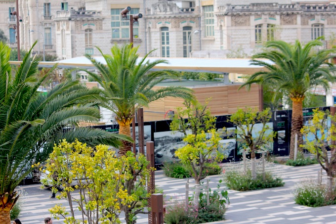 Esplanade de la Bourgada in Nice