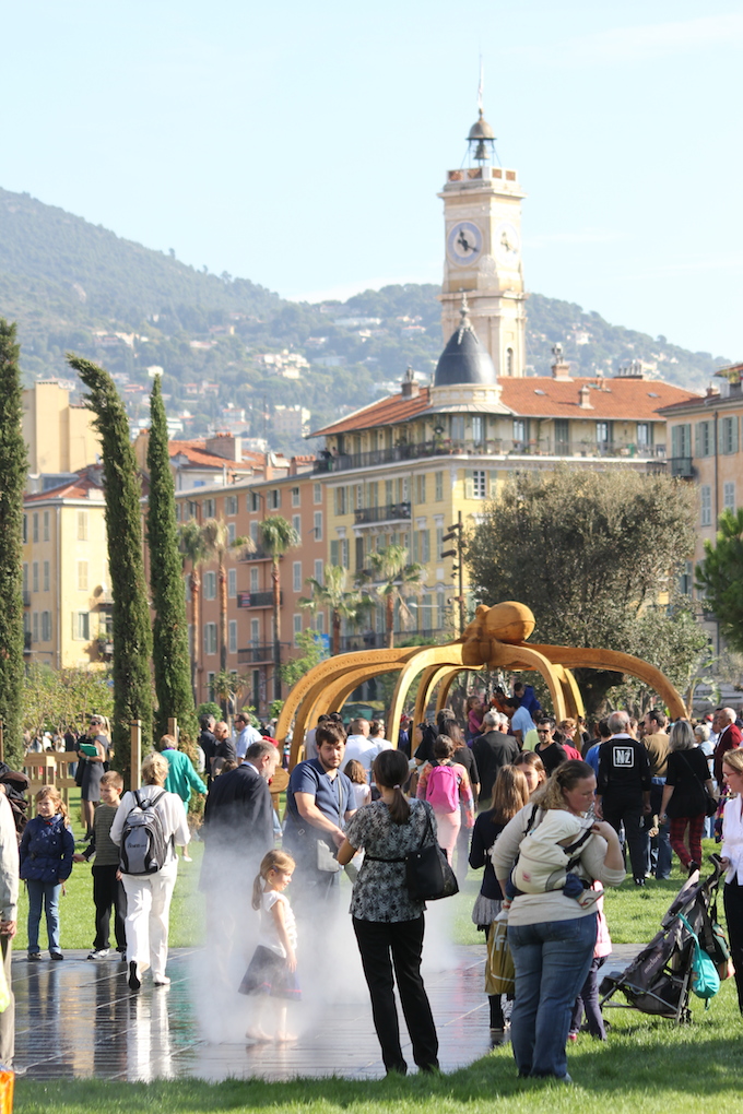 Family fun at the Promenade du Paillon opening in Nice