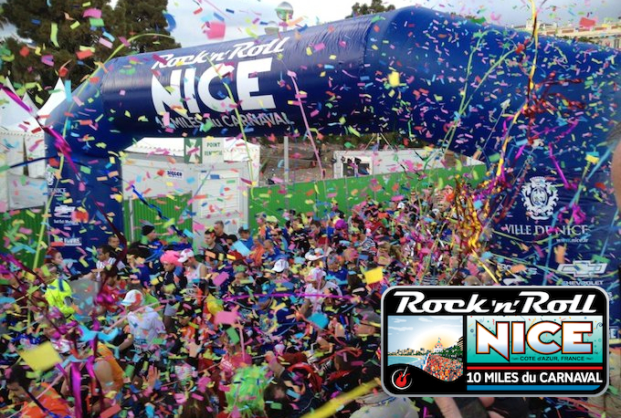 The Rock 'n' Roll 10 Mile run in Nice 2013