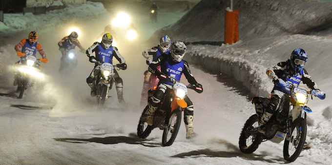 The motorbike event at Trophée Andros