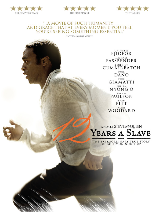 12 Years A Slave the movie poster