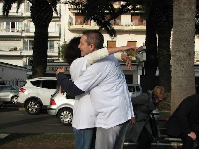 Come along for some Free Hugs in Antibes and Cannes on 11th January 2014