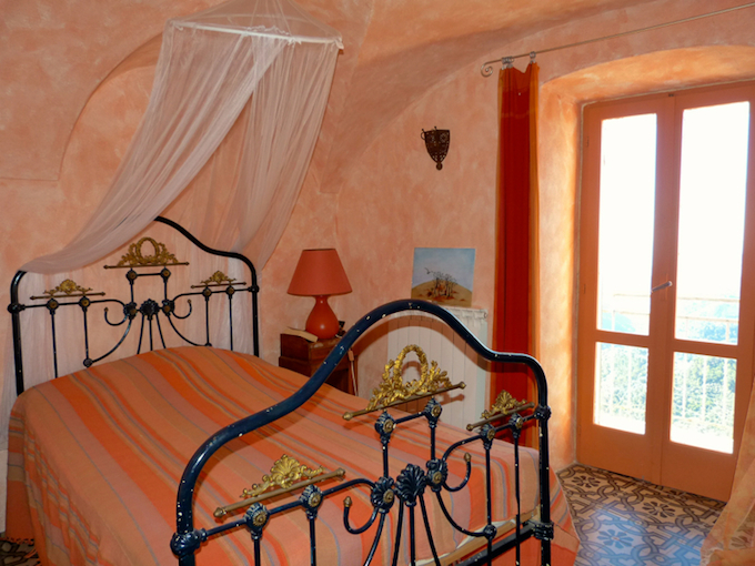 Perinaldo property bedroom from Terra Italia