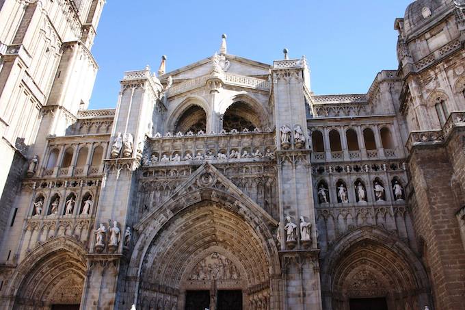 The cathedral in Toledo, Spain