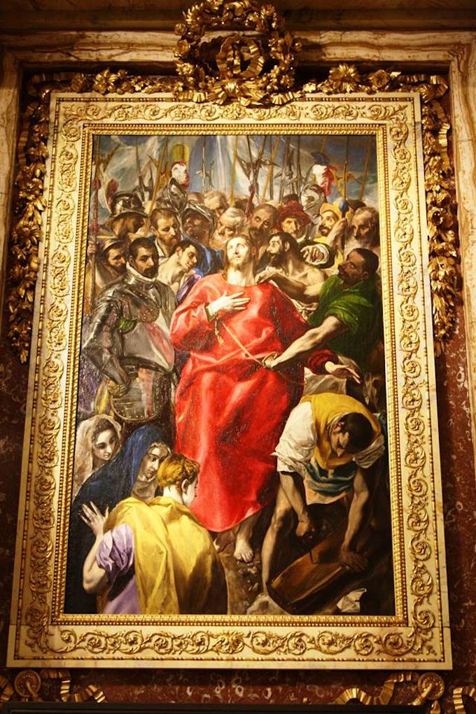The Disrobing of Christ by ElGreco in Toledo, Spain