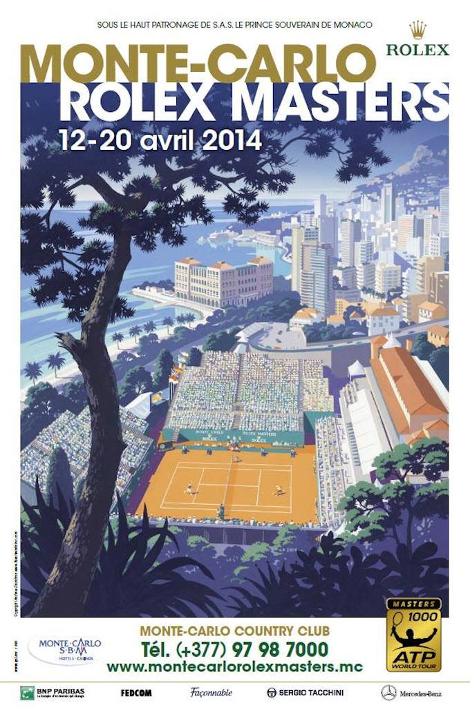 Monte-Carlo Rolex Masters 2014 poster