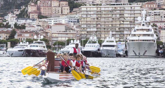 Dragon Boat in Monaco's Port Hercule