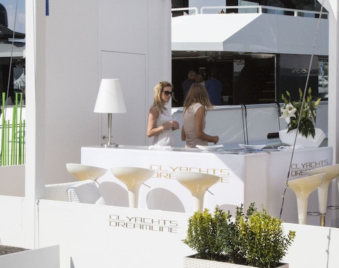 Working hard at Cannes Yachting Festival 2014
