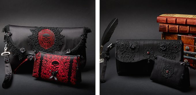 Victorian Woman clutch bags 
