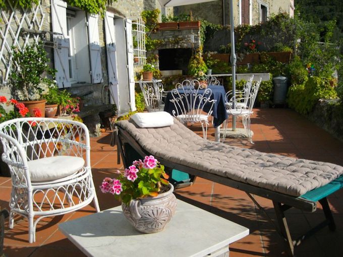 Terrace of Country House in Villalunga