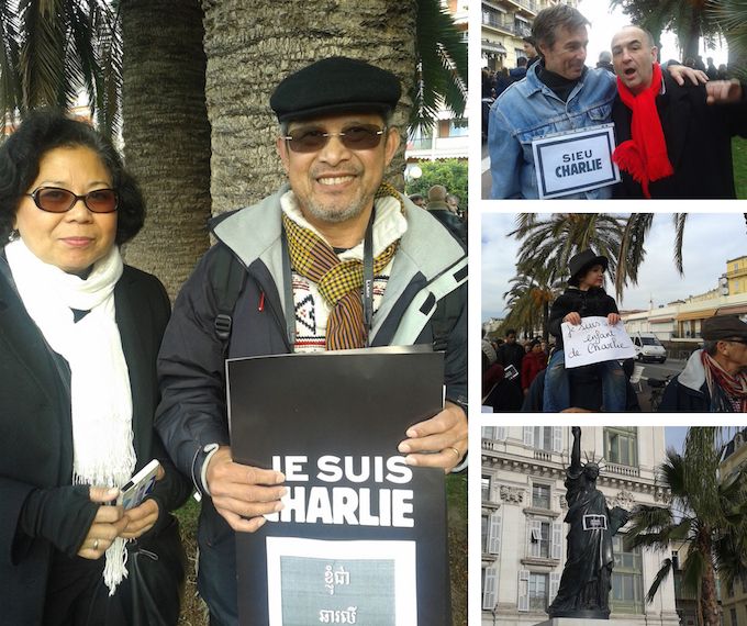 Je Suis Charlie march in Nice January 2015