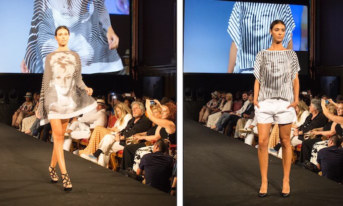 The catwalk at the Monaco Fashion Show 2015