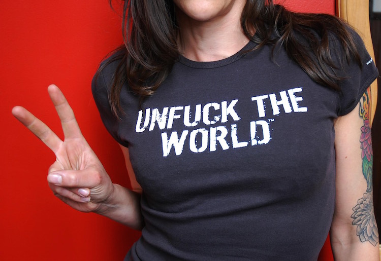 Unfuck the World t-shirt