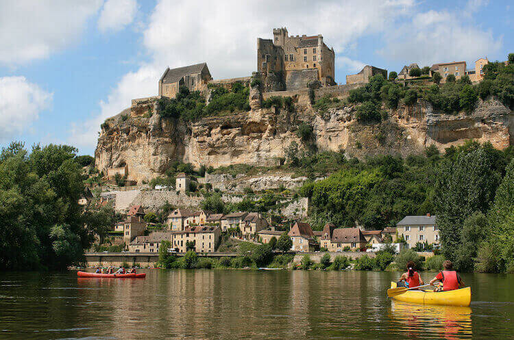 Canoeing on the Rhône in the Vaucluse