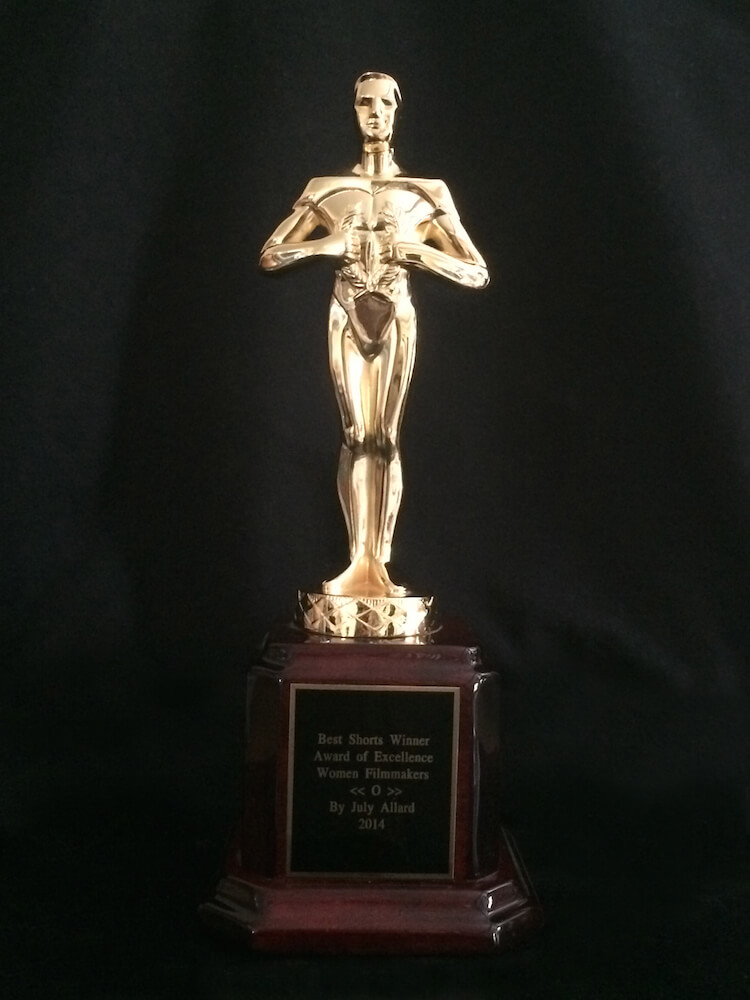 Short movie award for the movie O