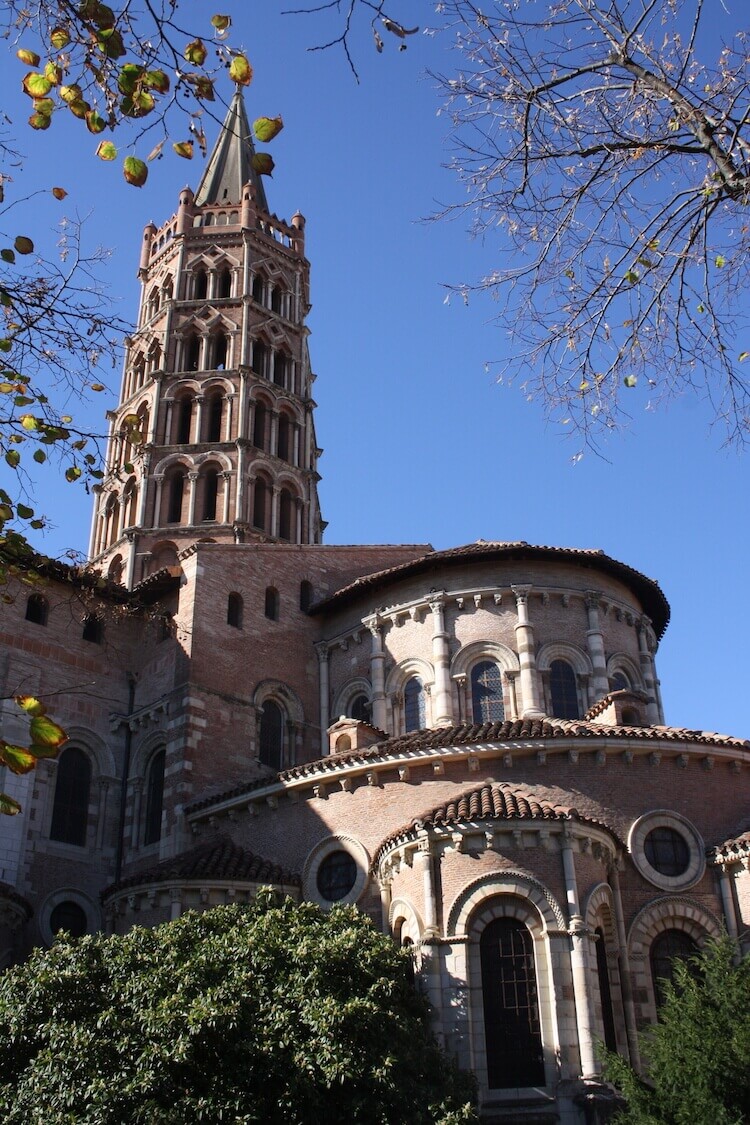 Saint-Sernin basilica in Toulouse