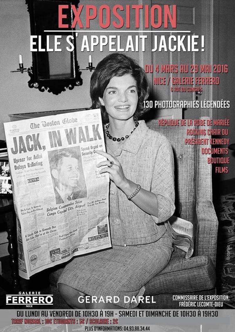 Jackie Kennedy exhibition in Nice