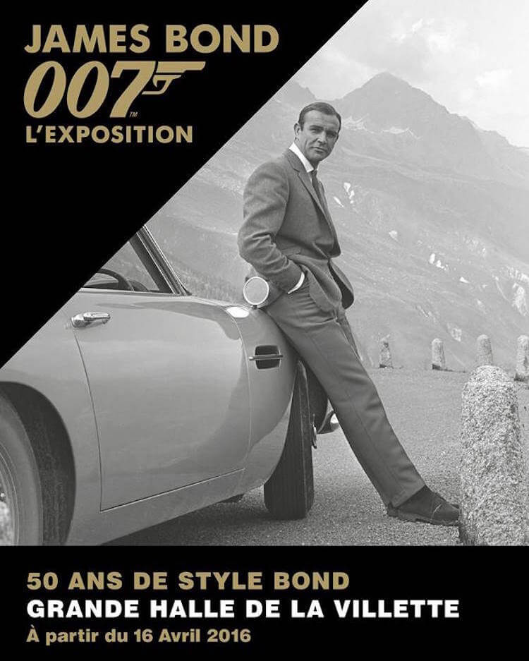 James Bond 007 exhibition in Paris