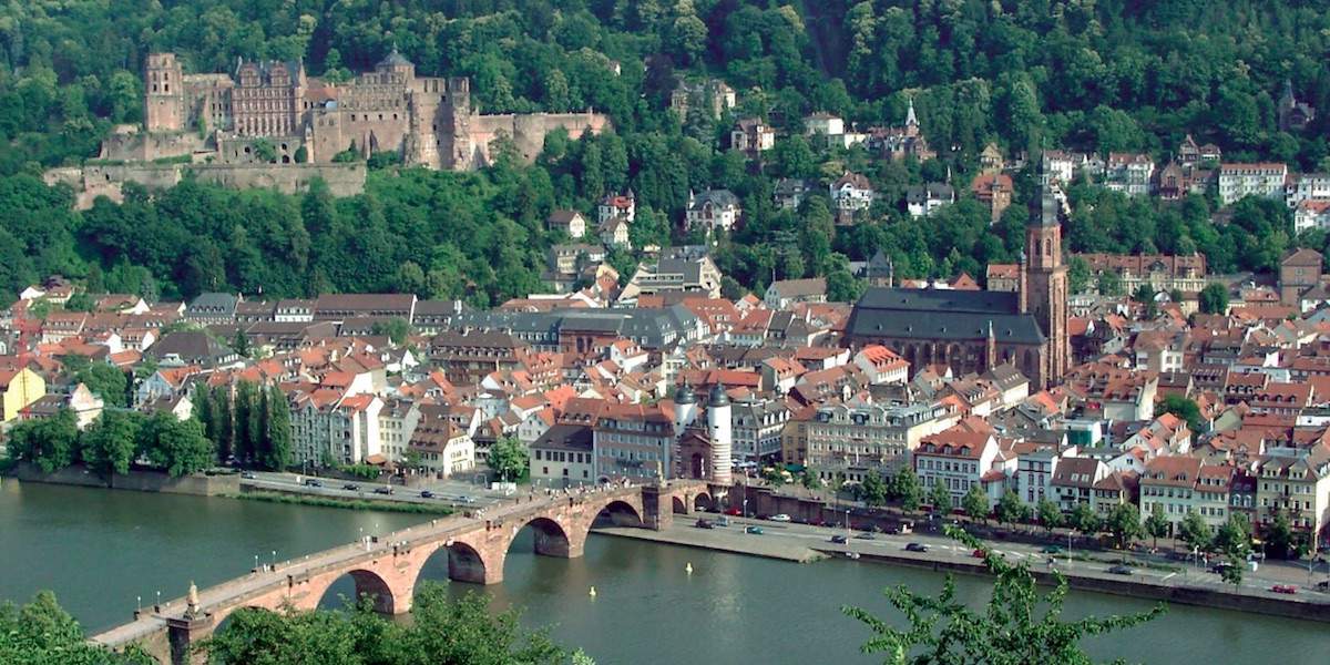 Heidelberg aerial view