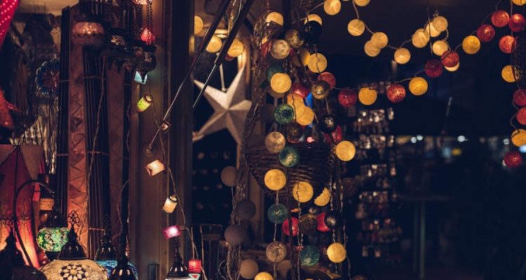 Christmas lights and lamps by Jezz Timms