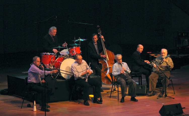 Woody Allen with the Eddy Davis New Orleans Jazz Band in München Gasteig Philharmonie
