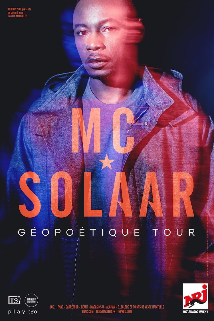 MC Solaar Géopoétique tour poster courtesy TS Prod