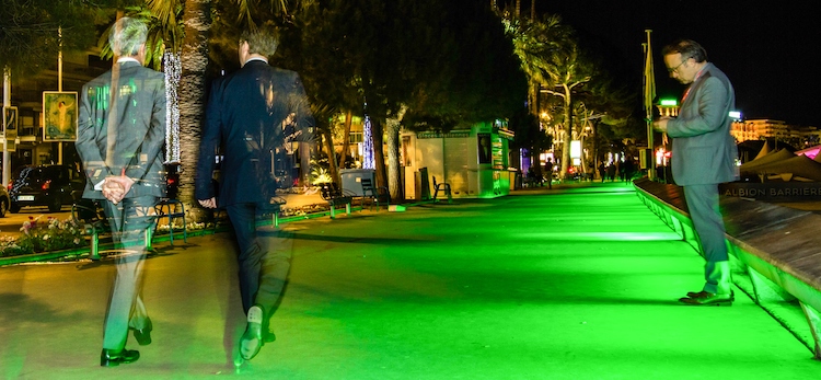 La Croisette en vert in Cannes