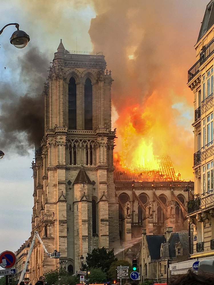 Fire at Notre Dame 2019
