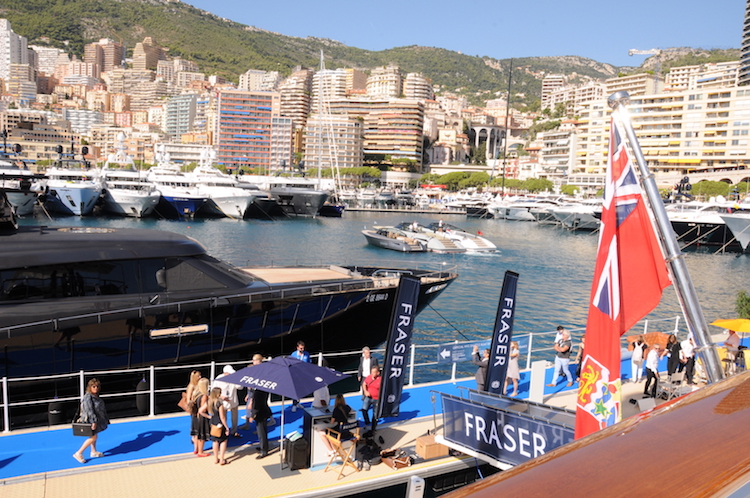 Fraser at Monaco Yacht Show