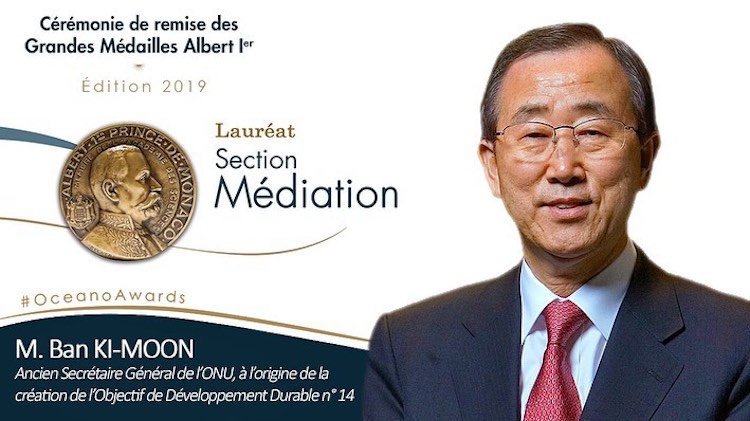 Ban Ki Moon medal recipient