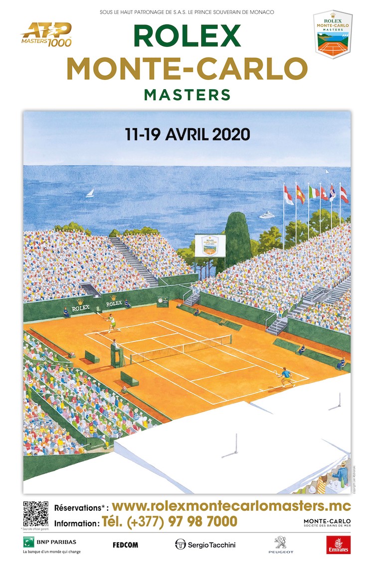 Rolex Monte-Carlo Masters 2020 poster