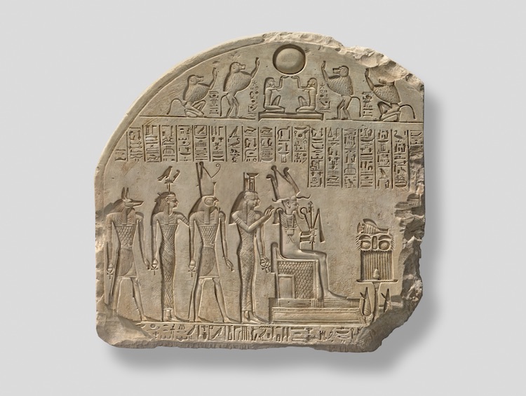 Fragment de stèle à Osiris et aux divinités associées - Musée Granet