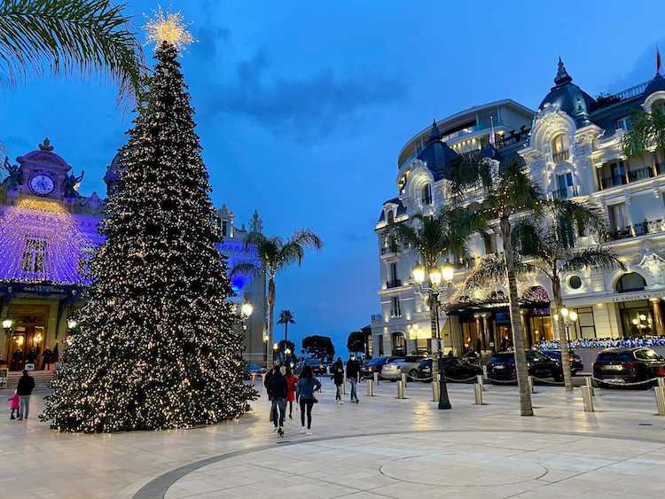 Monaco Christmas tree festival 2020