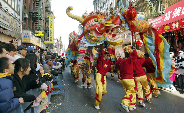 Photo by Patrick Kwan - Dragon in Chinatown NYC Lunar New Year