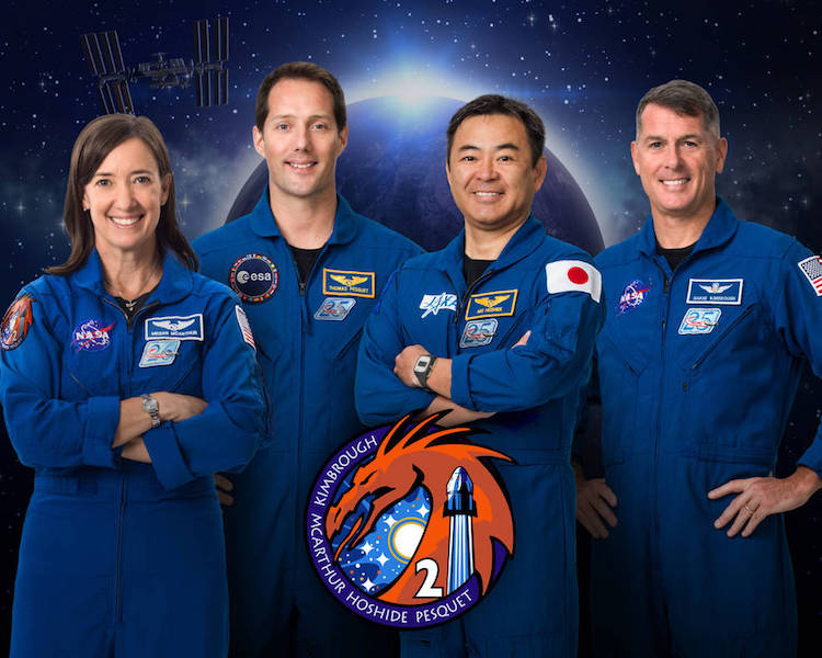 Expedition 64 official crew portrait courtesy NASA