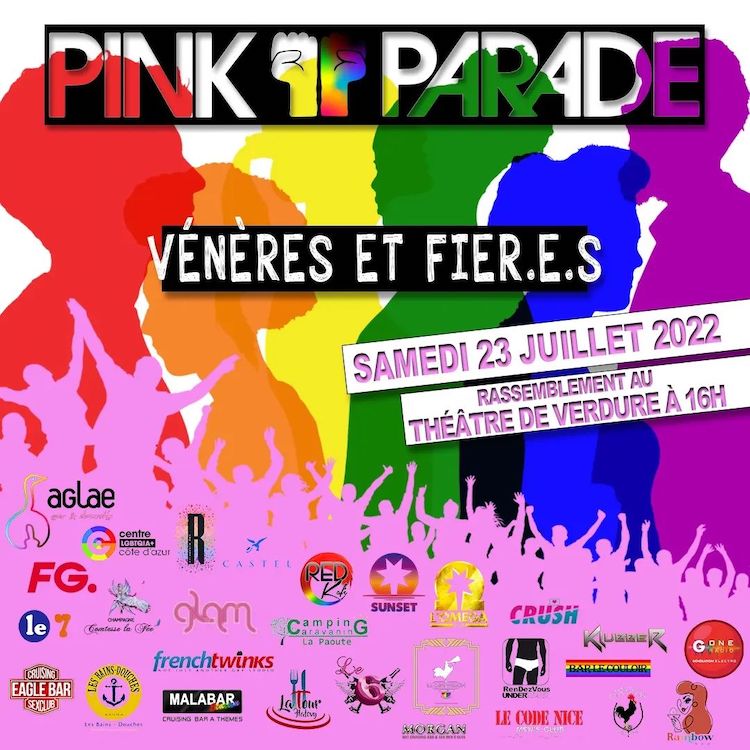 Pride Pink Parade Nice 2022