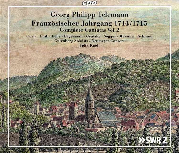 Telemann Cantatas CD cover SWR2